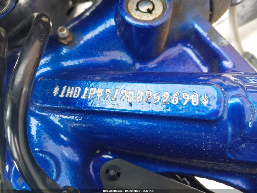2011 Harley-Davidson Flstse2 VIN: 1HD1PY919BB952690 Lot: 45200546