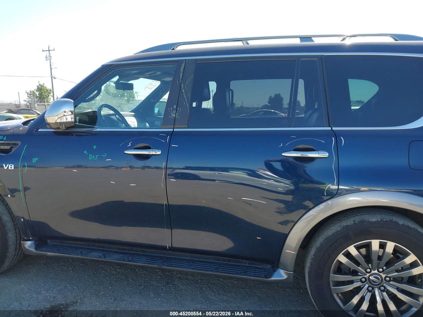 2018 Nissan Armada Platinum VIN: JN8AY2NE6J9734124 Lot: 45200554