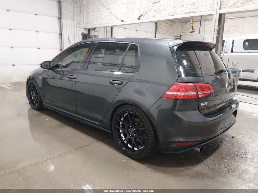 Vin: 3vw4t7au8gm069901, lot: 45698334, volkswagen golf gti se 4-door 20163