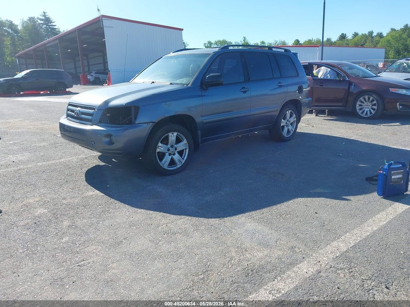 TOYOTA HIGHLANDER 2006 VIN JTEHD21A760042454