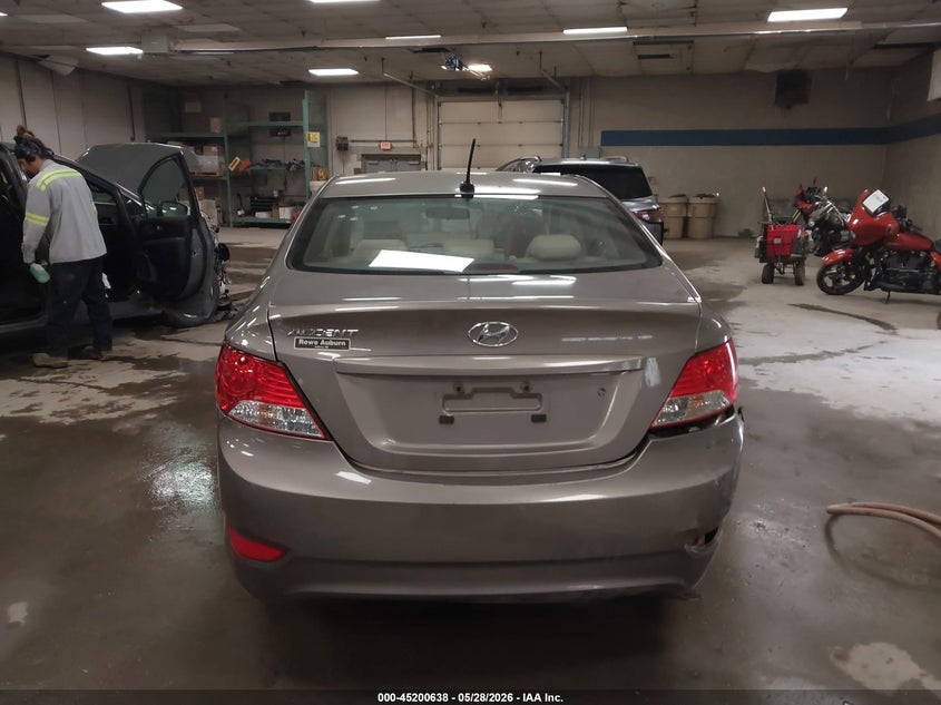 2012 Hyundai Accent 1.6 Gls brown Lot 111045200638 Vin KMHCU4AE5CU211934
