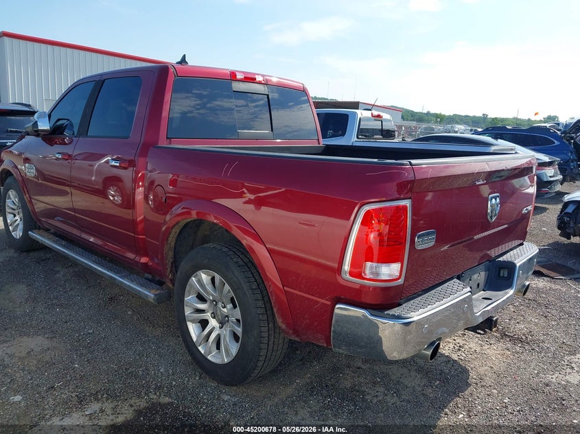 Vin: 1c6rr7ptxes407896, lot: 45698406, ram 1500 longhorn 20143