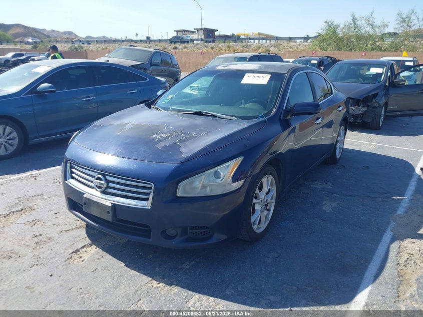 2012 Nissan Maxima 3.5 3.5 S Blue Lot 111045200682 Vin 1N4AA5AP5CC813188