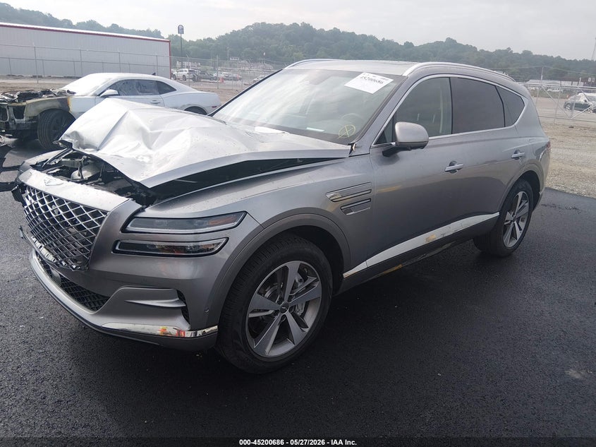 Vin: kmuhcesc4mu042391, lot: 45698415, genesis gv80 3.5t awd advanced 20212