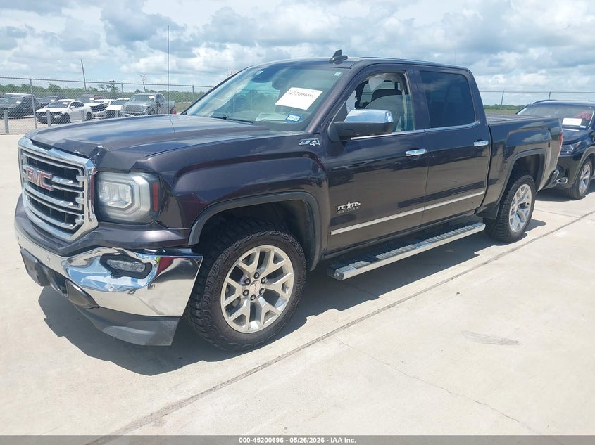 Vin: 3gtu2nec8gg308423, lot: 45698424, gmc sierra 1500 slt 20162