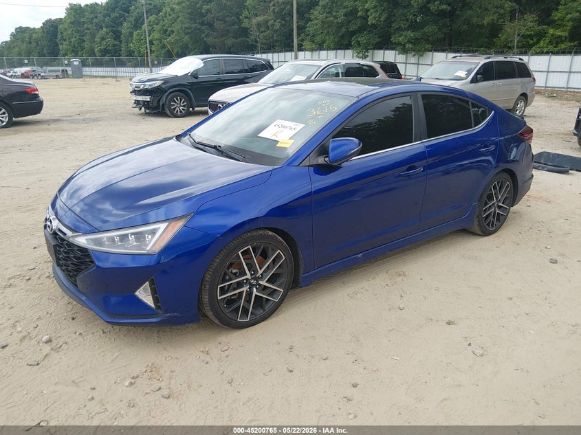 2020 Hyundai Elantra Sport KMHD04LB4LU993615 photo 1