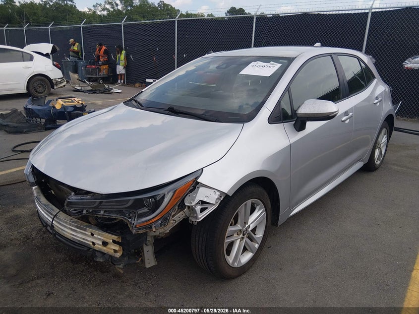 2021 Toyota Corolla Se JTND4MBE8M3146605 photo 1