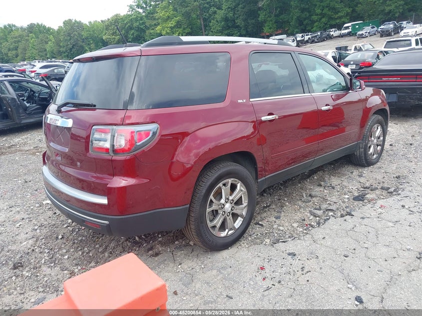 Vin: 1gkkrrkd7gj112290, lot: 45698582, gmc acadia slt-1 20164