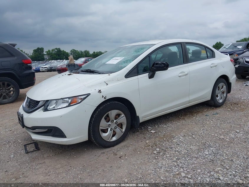 2015 HONDA CIVIC SEDAN 1.8L I-4 VVT, 143HP