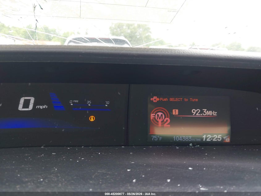 2015 HONDA CIVIC SEDAN 1.8L I-4 VVT, 143HP