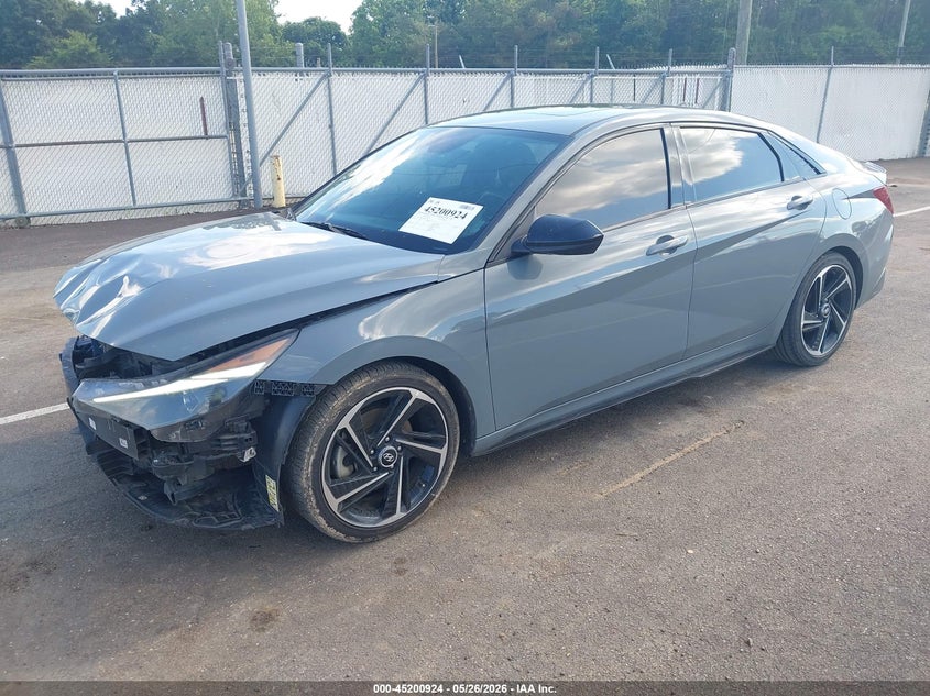 VIN KMHLR4AF8PU441631 2023 HYUNDAI ELANTRA N LINE