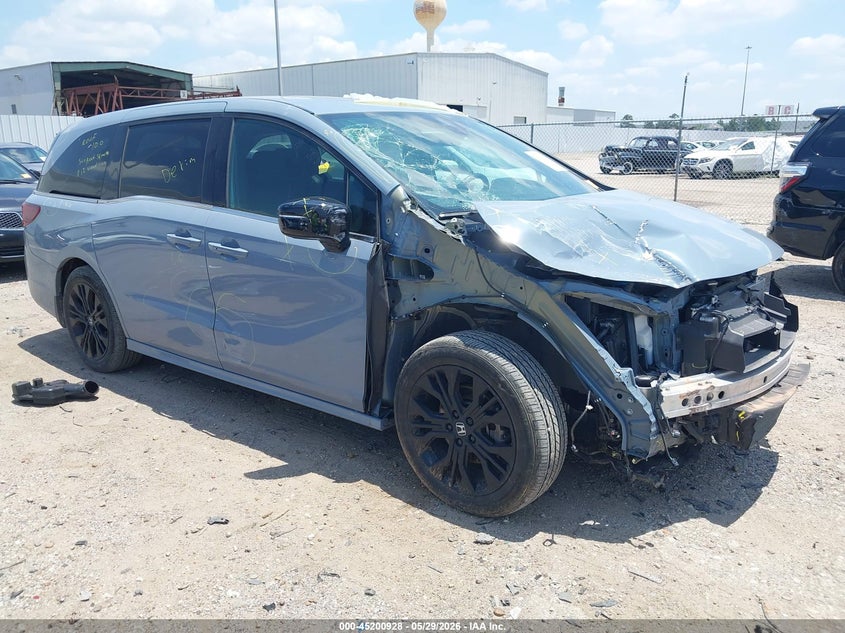 Vin: 5fnrl6h71sb028607, lot: 45698656, honda odyssey sport-l 20251