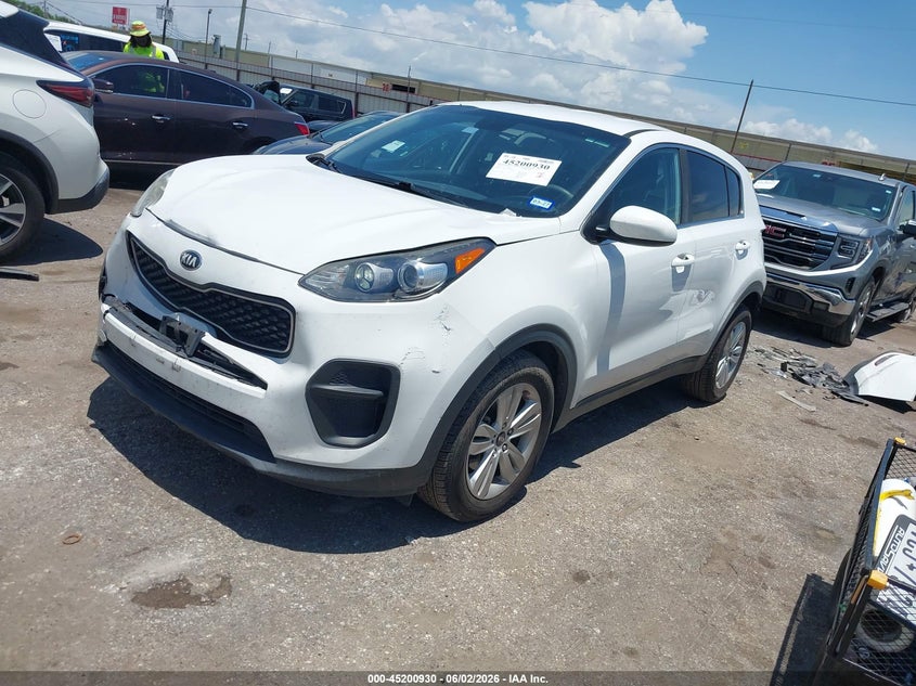 Vin: kndpm3ac0j7340318, lot: 45698658, kia sportage lx 20182