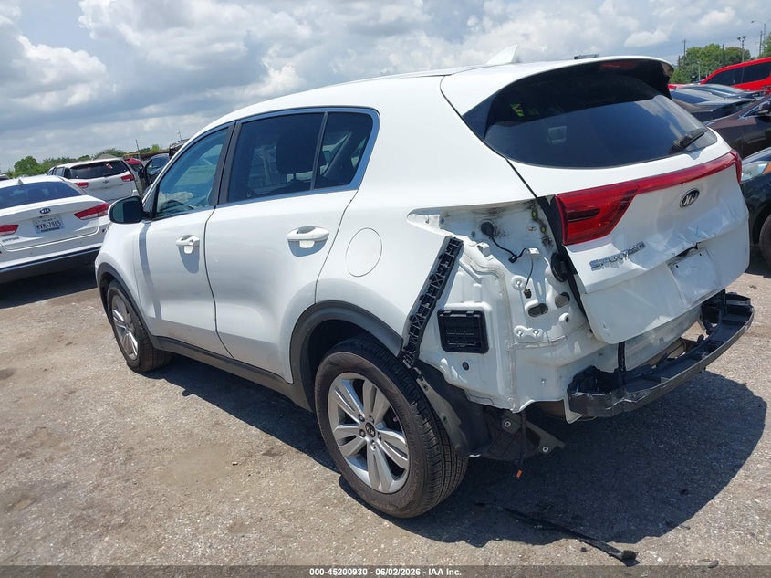 Vin: kndpm3ac0j7340318, lot: 45698658, kia sportage lx 20183