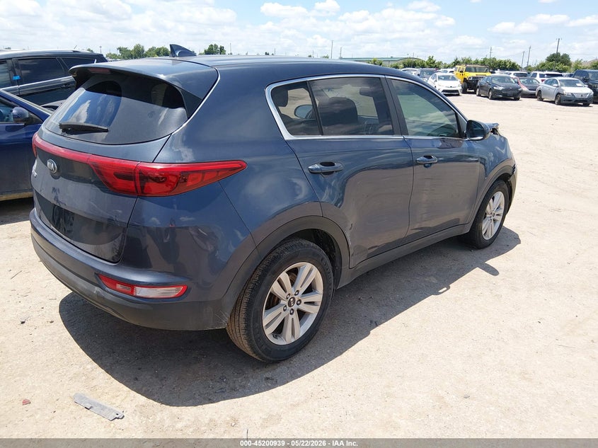 2017 KIA SPORTAGE SPORT UTILITY VEHICLE 2.4L I-4 DI, DOHC, VVT, 181HP
