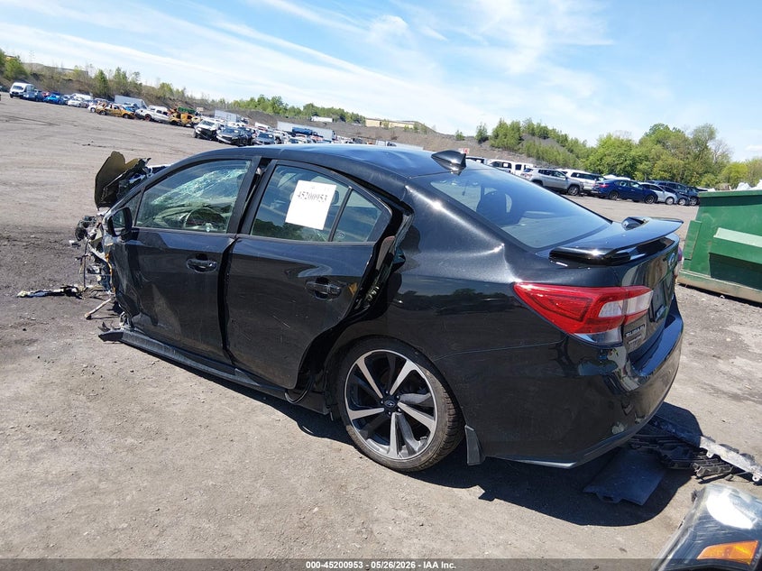Vin: 4s3gkam69l3604551, lot: 45698681, subaru impreza sport 20203