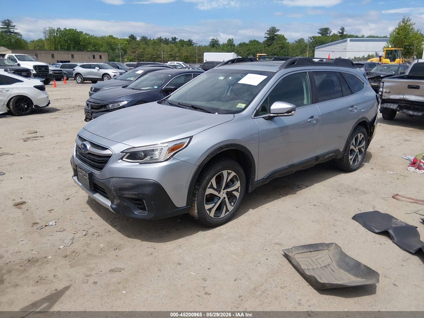 Vin: 4s4btanc7m3222957, lot: 45698693, subaru outback limited 20212