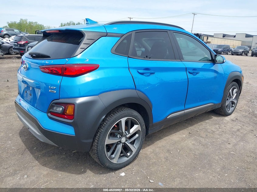 VIN KM8K3CA58MU601243 2021 HYUNDAI KONA LIMITED