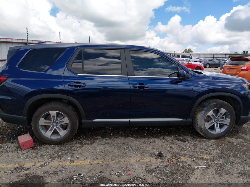 2025 Honda Pilot Ex-L VIN: 5FNYG1H44SB166215 Lot: 45200985