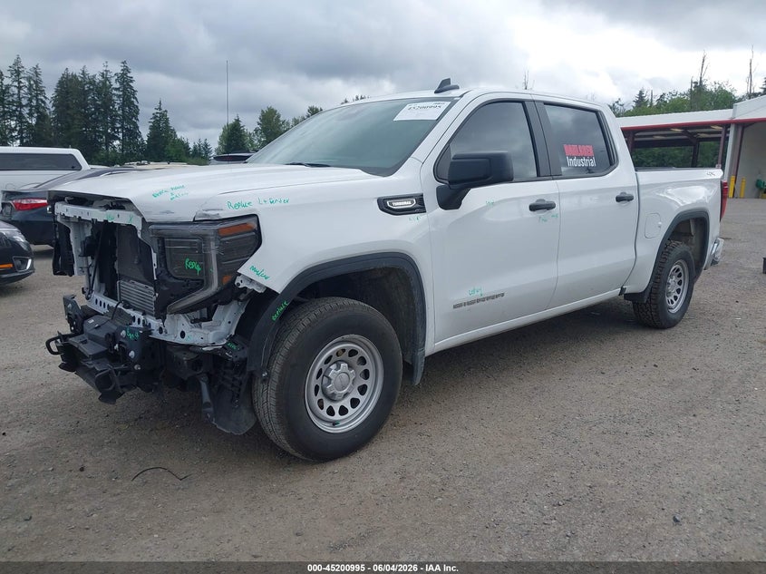 Vin: 1gtpuaek0sz114551, lot: 45698723, gmc sierra 1500 4wd  short box pro 20252