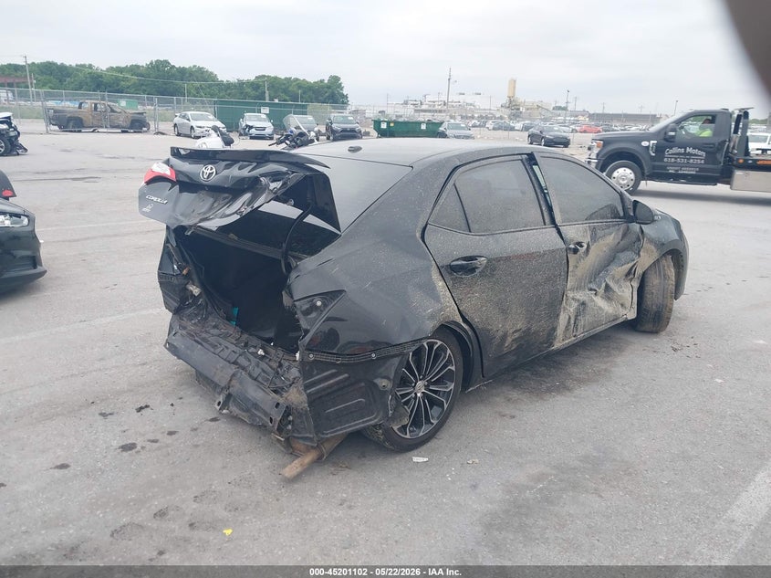 2016 TOYOTA COROLLA SEDAN 1.8L 4