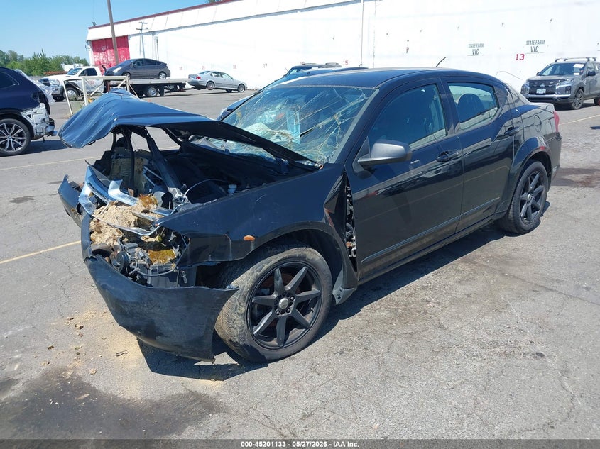 2012 Dodge Avenger 3.6 Se black Lot 111045201133 Vin 1C3CDZAG8CN309678
