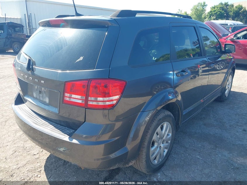 Vin: 3c4pdcabxjt496403, lot: 45698899, dodge journey se 20184