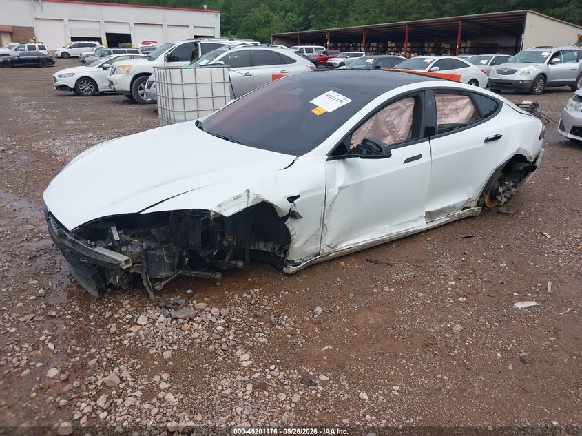 Vin: 5yjsa1e52mf443256, lot: 45698903, tesla model s long range dual motor all-wheel drive 20212