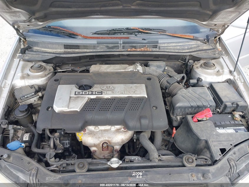 2006 Kia Spectra Ex/Lx/Sx VIN: KNAFE121265327564 Lot: 45201179