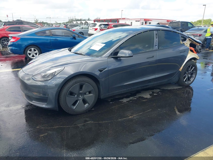 Vin: 5yj3e1ea4pf570116, lot: 45698958, tesla model 3 rear-wheel drive 20232