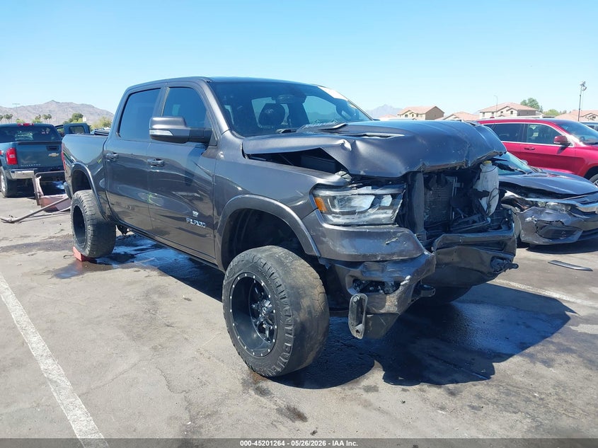 Vin: 1c6srfjt1kn784759, lot: 45698992, ram 1500 laramie  4x4 5'7 box 2019 img_1