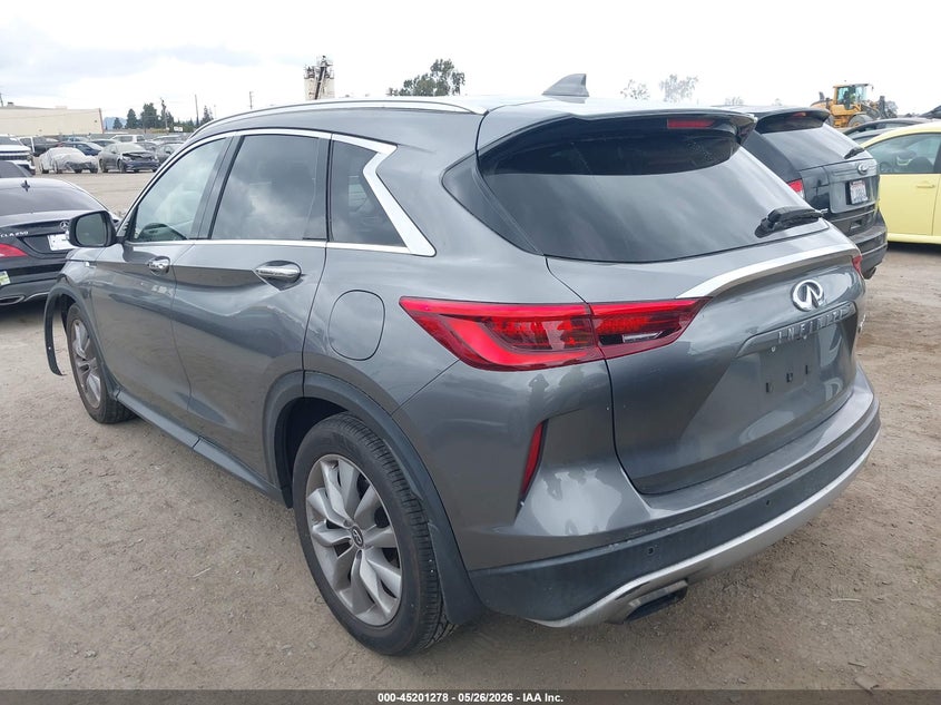 Vin: 3pcaj5ba9mf119211, lot: 45699006, infiniti qx50 luxe 20213
