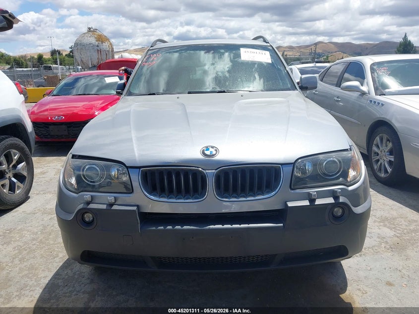 2005 BMW X3 3.0I VIN: WBXPA93465WD05611 Lot: 45201311
