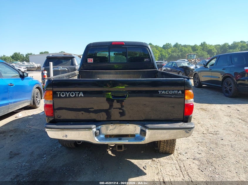 2002 Toyota Tacoma Base V6 VIN: 5TEHN72N22Z060807 Lot: 45201314