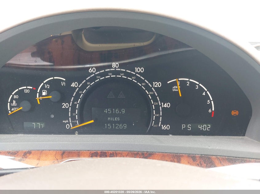 2004 Mercedes-Benz S 500 VIN: WDBNG75J64A402728 Lot: 45201328