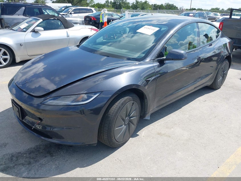 2025 TESLA MODEL 3 auction photo 2