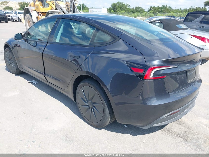 2025 TESLA MODEL 3 auction photo 3
