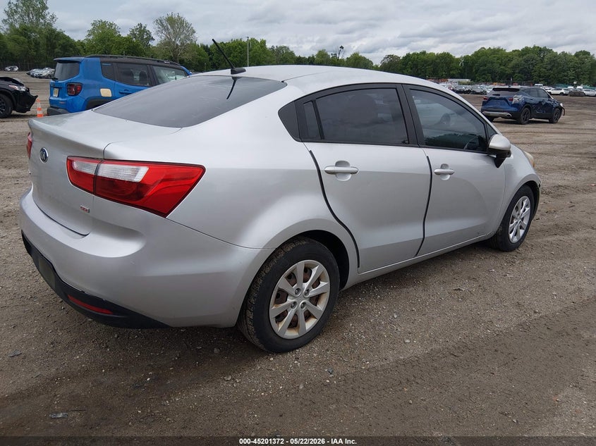 Vin: knadm4a36e6350479, lot: 45699100, kia rio lx 20144