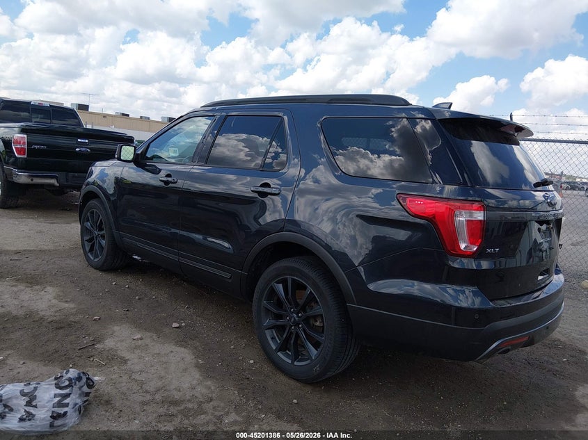 Vin: 1fm5k8d87hgc13041, lot: 45699114, ford explorer xlt 20173