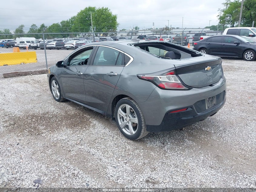 Vin: 1g1rc6s52hu216987, lot: 45699201, chevrolet volt lt 20173