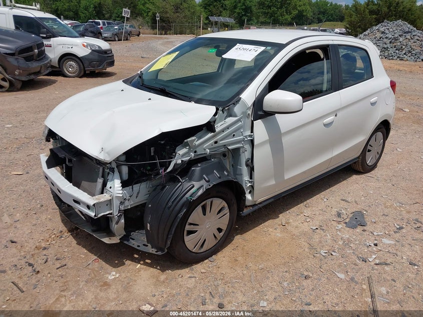Vin: ml32a3hj6kh012956, lot: 45699202, mitsubishi mirage es 20192
