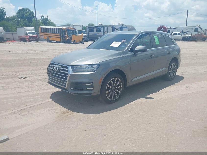 Vin: wa1lhaf76hd041411, lot: 45699222, audi q7 2.0t premium 20172
