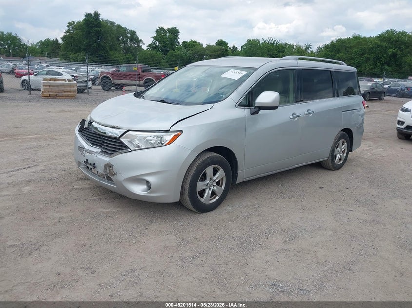 Vin: jn8ae2kp9g9153868, lot: 45699242, nissan quest platinum/s/sl/sv 20162