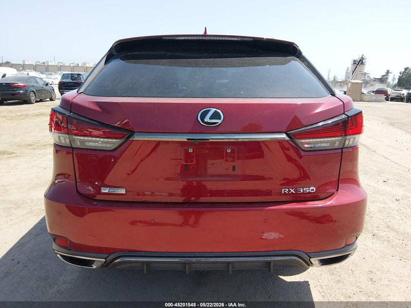 VIN: 2T2YZMDA2LC229059 2020 LEXUS RX 350 F SPORT PERFORMANCE