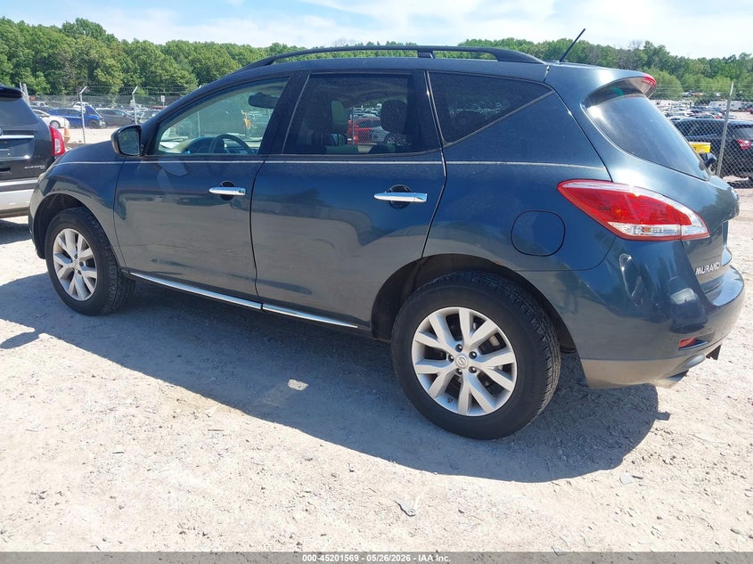 Vin: jn8az1mw7bw161867, lot: 45699297, nissan murano sl 20113