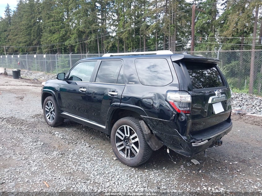 Vin: jtebu5jr3k5668092, lot: 45699301, toyota 4runner limited 20193
