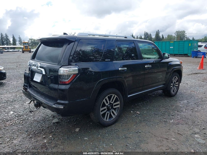 Vin: jtebu5jr3k5668092, lot: 45699301, toyota 4runner limited 20194
