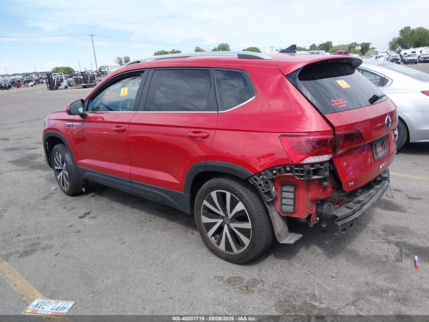 2023 VOLKSWAGEN TAOS auction photo 3