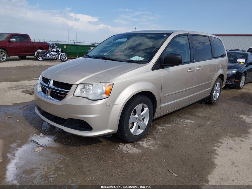 Vin: 2c4rdgbgxdr609378, lot: 45699495, dodge grand caravan se 20132