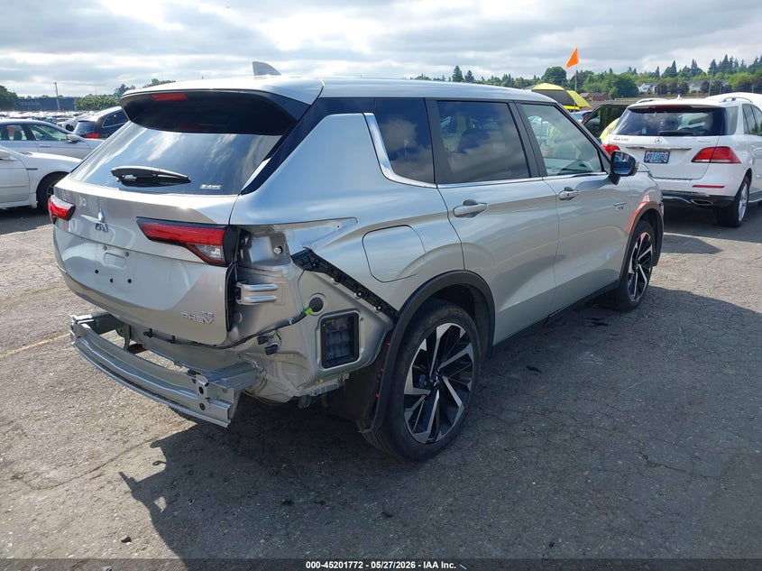Vin: ja4t5ua9xpz062251, lot: 45699500, mitsubishi outlander phev se s-awc 20234